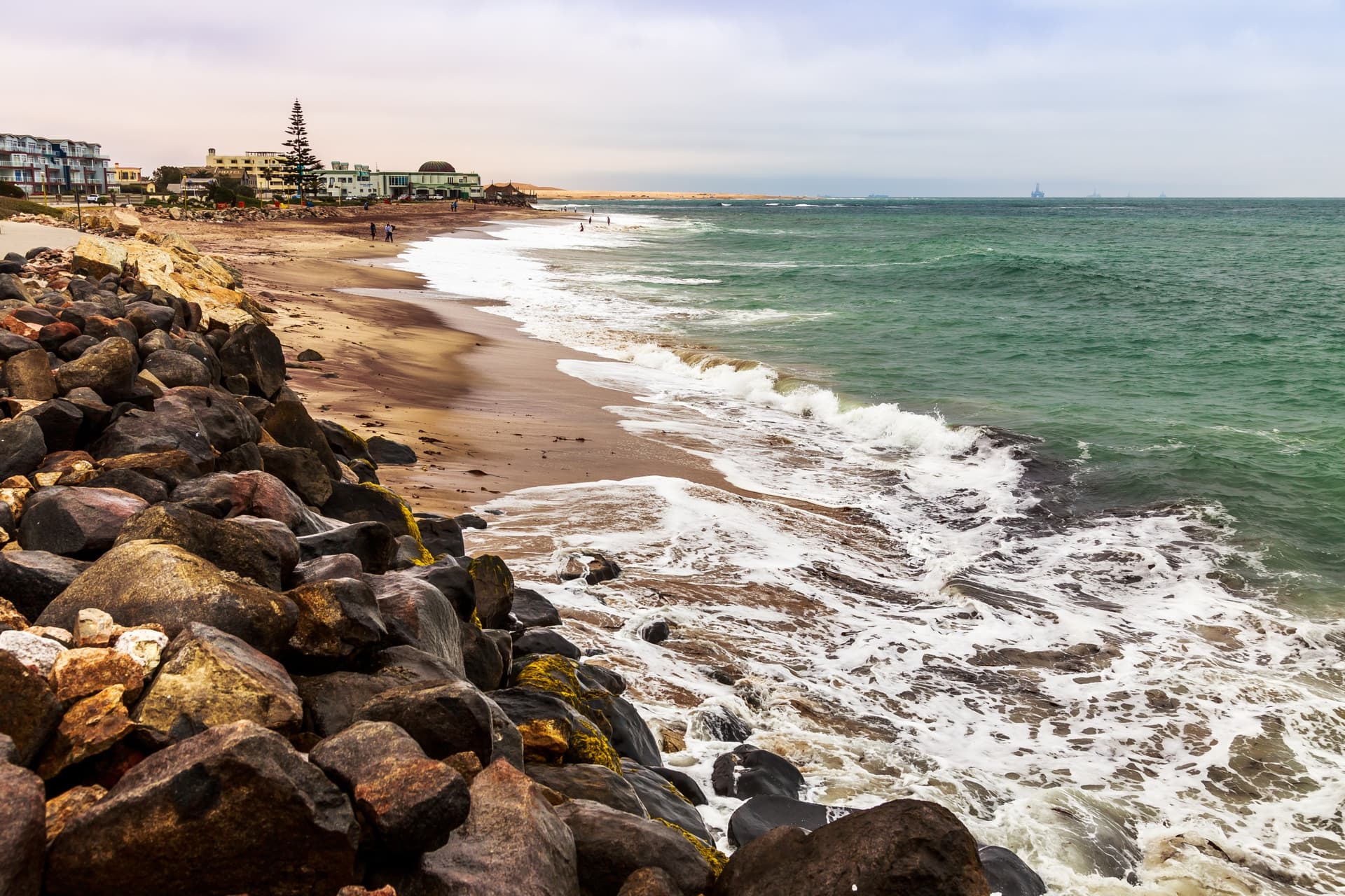 Swakopmund, una ciudad costera de Namibia